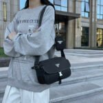 希少 大人気 PRADA プラダ ナイロン ショルダーバッグ ブラック男女兼用 PRADA Shoulder Bag Black番号PR005 - 画像 (13)