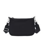 【極美品】大人気 PRADA プラダ ナイロン ショルダーバッグ 大容量 多機能 軽量 スマホ収納可 旅行 PRADA Shoulder Bag Black - 画像 (4)