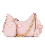 大人気 プラダ ショルダーバッグ ピンク ブラック PRADA Shoulder Bag Pink Black 番号PR004 - 画像 (22)
