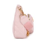 大人気 プラダ ショルダーバッグ ピンク ブラック PRADA Shoulder Bag Pink Black 番号PR004 - 画像 (21)