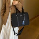プラダ PRADA 三角ロゴ ブリーフケース 2WAYビジネスバッグ PCケース ナイロン PRADA プラダ パソコンケース PRADA Laptop bag Business bag - 画像 (6)