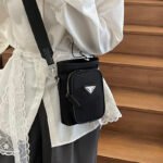 極美品 PRADA プラダ スマホショルダー プラダ スマホショルダーバッグ ナイロン PRADA Smartphone Shoulder Bag 番号QY007 - 画像 (22)