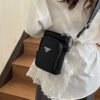 IMG_7649 極美品 PRADA プラダ スマホショルダー プラダ スマートフォンケース スマホショルダーバッグ ナイロン 男女兼用 | PRADA Mint Condition Nylon Smartphone Shoulder Bag - Unisex Crossbody Phone Pouch